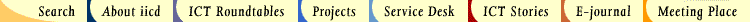Search - About iicd - ICT Roundtables - Projects - Service Desk - ICT Stories - E-journal - Meeting place